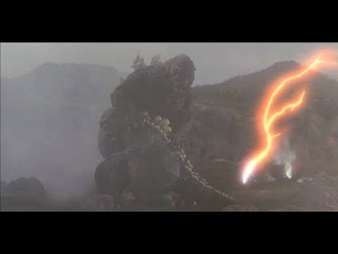 Spacegodzilla defeats Godzilla and imprisons Little Godzilla Part 2