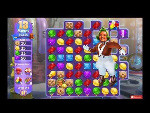 Wonka's World of Candy Level 240 NO BOOSTERS - A S GAMING