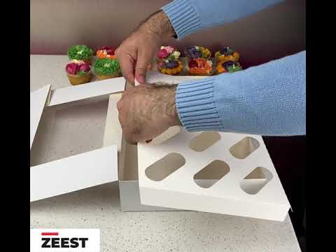 ZEEST - 12 Hole Cupcakes Boxes