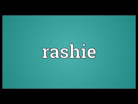 Rashie Meaning