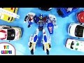 Hello Carbot Avante Pron Police Car To Robot 헬로카봇 아반떼 프론 폴리스 Transformers To