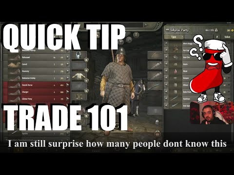 Quick Tip - Trade Carefully Icarus - Trade 101 - Bannerlord Tips