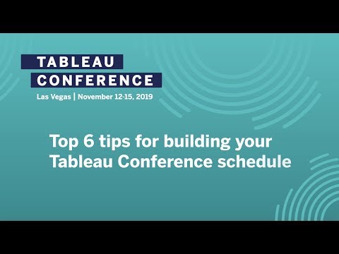 Top 6 tips for building your Tableau Conference schedule | LaptrinhX Top 6 tips for building your Tableau Conference schedule | LaptrinhX