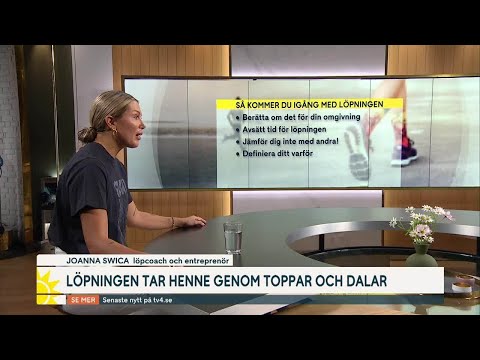 ”Ville börja springa för att alla andra såg så coola ut” | Nyhetsmorgon | TV4 & TV4 Play