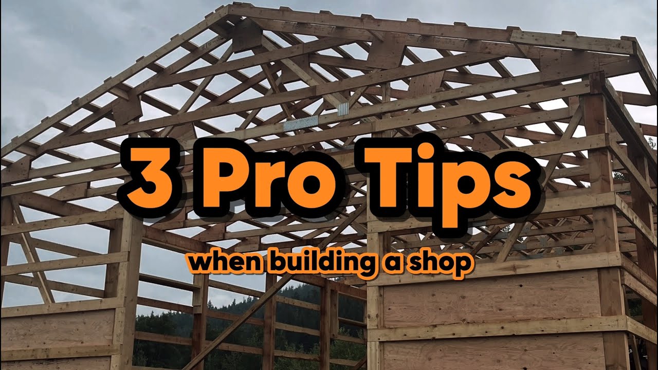 Video thumbnail: Building a Shop? Here's 3 Pro Tips
