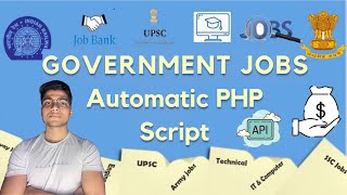 Download the video "Automatic Government Job PHP Script | Govt Jobs API | Automatic Job Posting PHP Script in #Hindi"