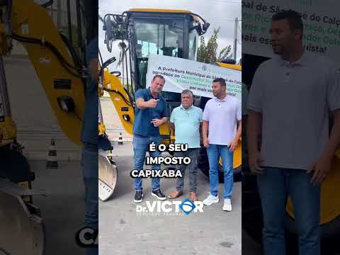 Dr. Victor entrega máquina para o campo e anuncia novos investimentos em São José do Calçado!
