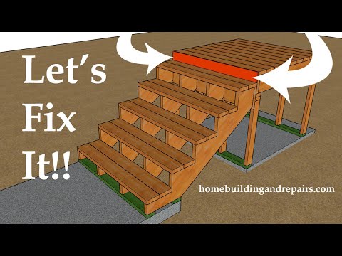 How To Repair Stairway With Low Riser or Upper Step - Building Code And Safety Problems