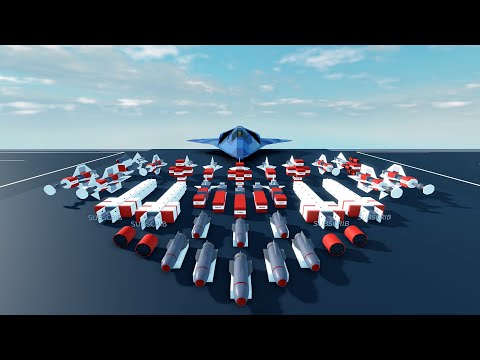 I Made A Jet Capable Of Mass Destruction and Nuked Aliens | Roblox