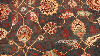 Exquisite 1880s Oversized Antique Indian Amritsar Rug – A Masterpiece of Regal Elegance BB8987