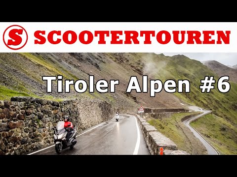 Scootertouren Tiroler Alpen 2018 #6 Stilfser Joch hoch bei Nässe