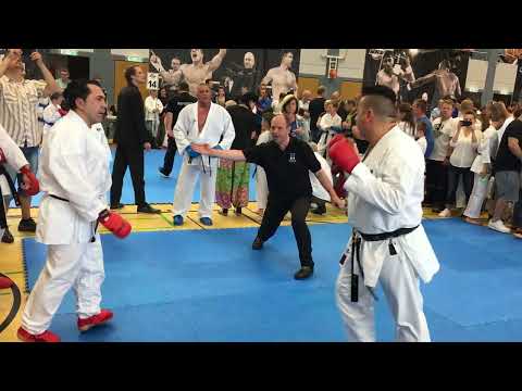 Ünal Ay v s  D. Dohm   KARATE Kumite   -Part 1-   2017-06-17 WKU Int.  DM Simmern