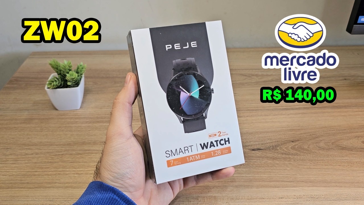 Miniatura da avaliação em vídeo de Smartwatch PEJE ZW04