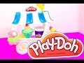 Пластилин Play Doh делаем мороженое 