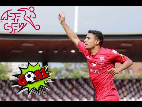 Das Tor von Sayfallah Ltaief (21) vom FC Winterthur gegen FC Aarau