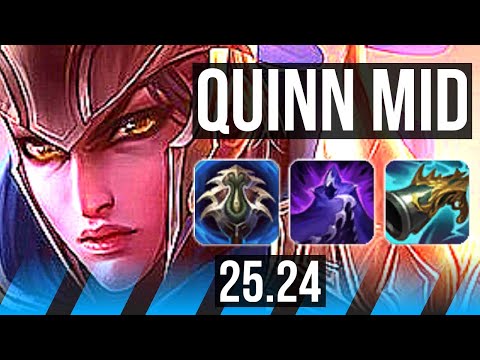 QUINN vs ZED (MID) | BR Grandmaster | 25.24