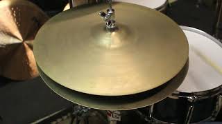 Video thumbnail for Vintage Zildjian 15" 1950's A Hi Hats - 931g/963g by The Drum Shop - Portland, Maine