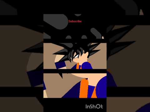 Goku vs vegeta #goku #subscribe #dragonball #hi #animation #sticknodes #fight #anime #vegeta #shorts
