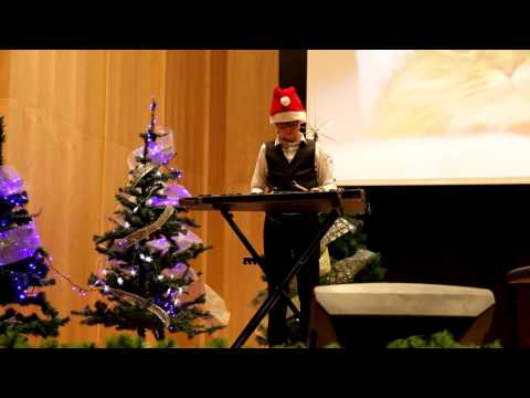 Klasa perkusji ZPSM w Elblągu - Kolędy 2015 Flilip Zieliński i Wojciech Grabowski