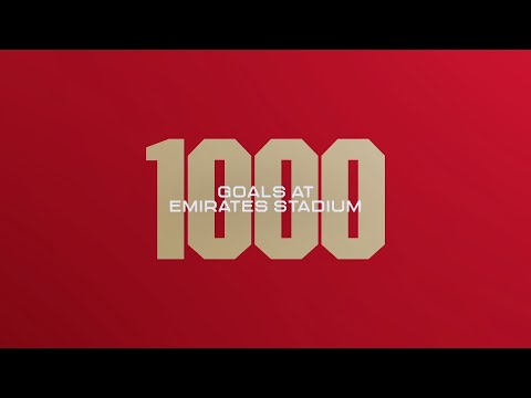 1000 Goals at Emirates Stadium! | Arteta, van Persie, Walcott, Aubameyang, Patino, Trossard & more