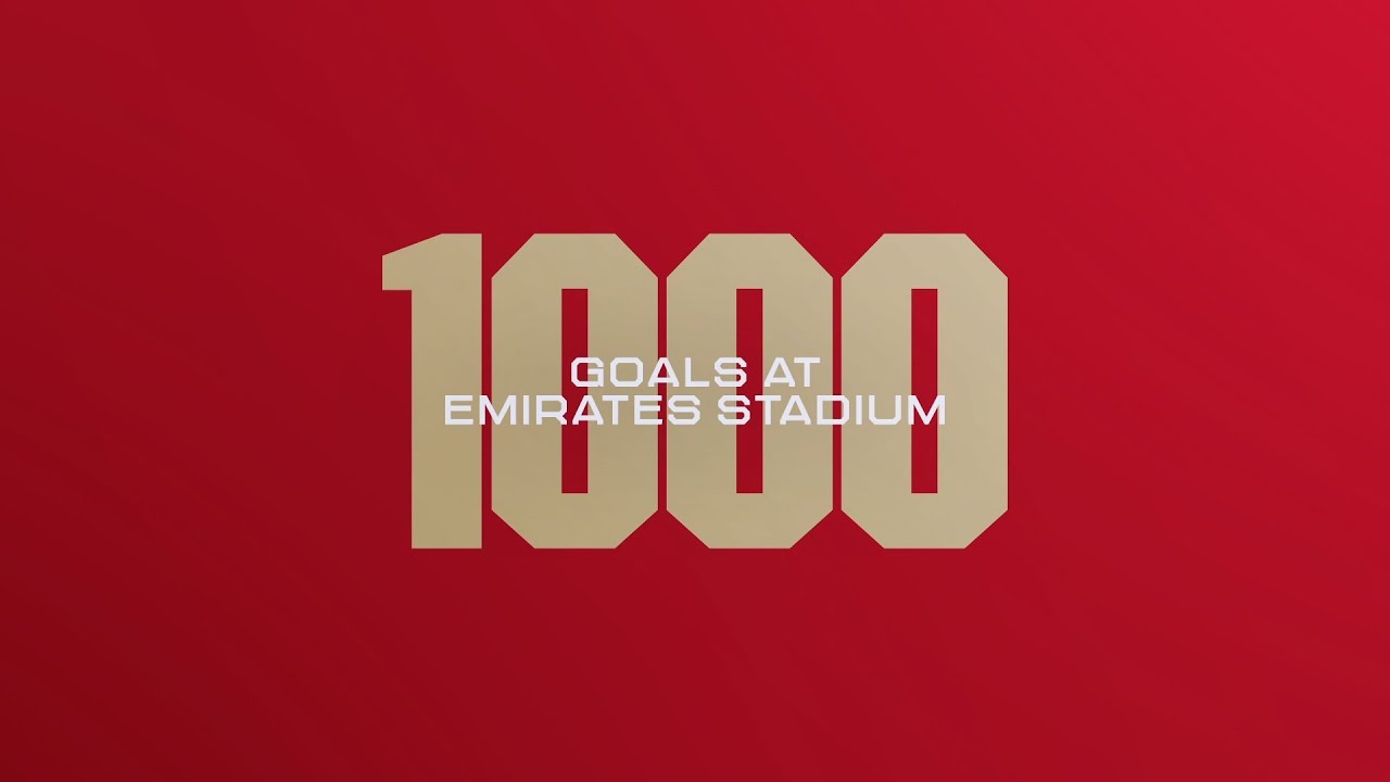1000 Goals at Emirates Stadium! | Arteta, van Persie, Walcott, Aubameyang, Patino, Trossard & more
