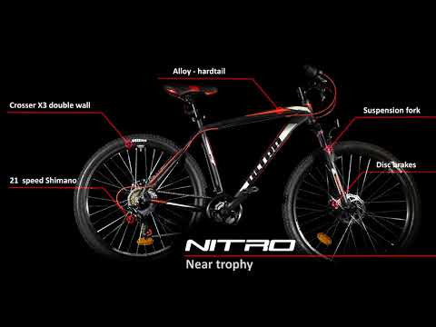 Bicicleta Ultra Nitro 27,5 2019 Negru Rosu