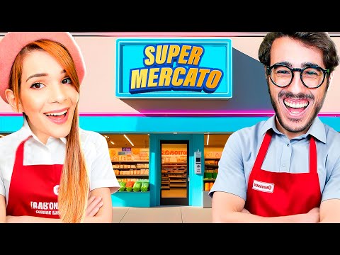 HO GIOCATO PER 100 GIORNI NEL NOSTRO FOLLE SUPERMERCATO! - Grocery Store Simulator