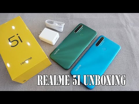 Realme 5i colors unboxing | camera, fingerprint, face unlock tested