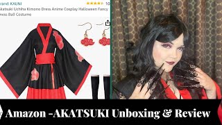 AMAZON AKATSUKI COSPLAY UNBOXING & REVIEW #narutocosplay