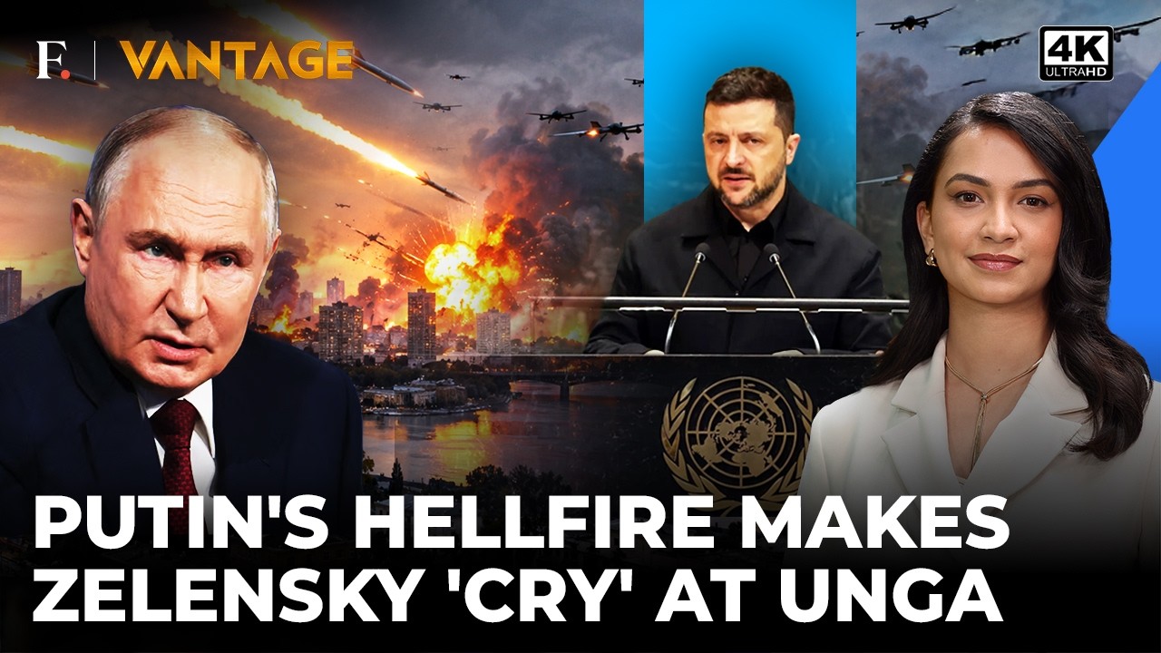 'Help Us, Else...': Zelensky 'Sobs' At UNGA As Putin's 'Killer' Drones Ravages Ukraine | Vantage