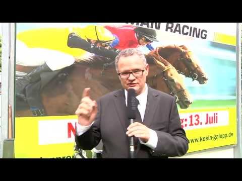 Galopp-TV: Ulli Potofski berichtet vom Oppenheim-Union Rennen
