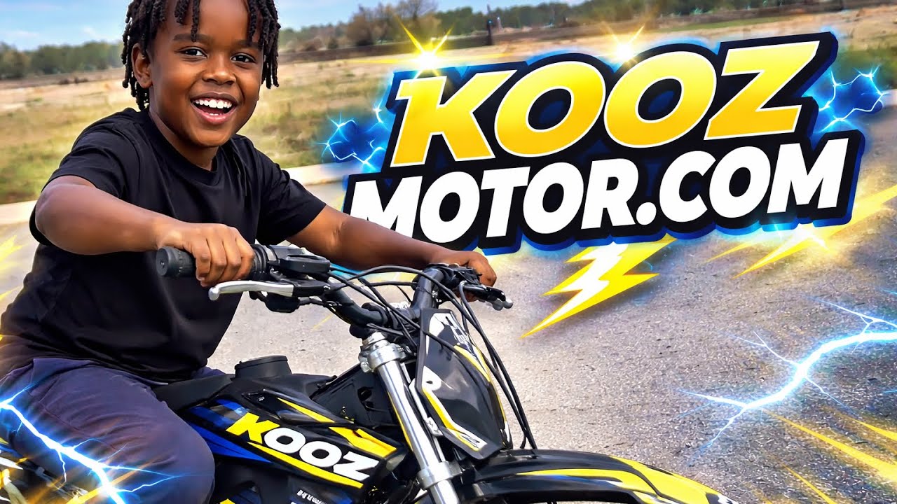 LANDEN’S BRAND NEW KOOZ ELECTRIC DIRTBIKE!!!