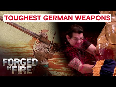 Top 7 VICIOUS German Weapons | Forged in Fire