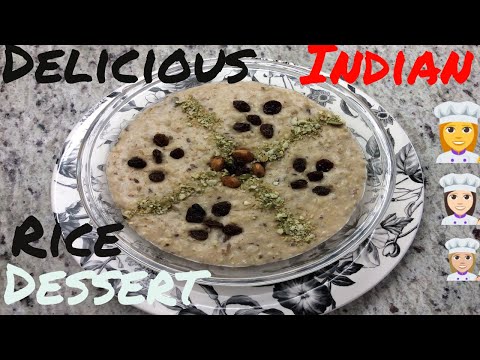 How to make Indian pudding | Chawal (Rice) Kheer Recipe | Organic Dessert | खीर | 🍚 🍚 🍚
