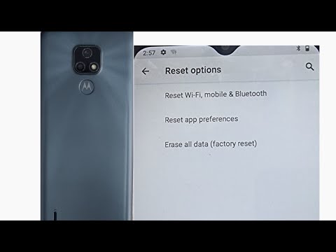 Hard Reset Motorola Moto e7 to Factory settings