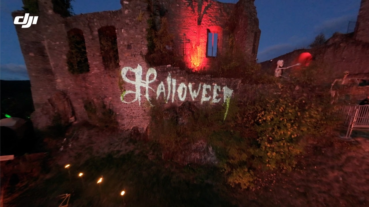 This is not your average haunted house. 🎃 | DJI O4 Air Unit Pro