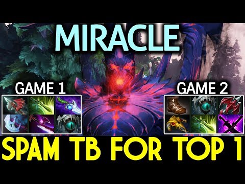 Miracle- Dota 2 [Terrorblade] Spam TB For Top 1 EU | 2 Games Ranked