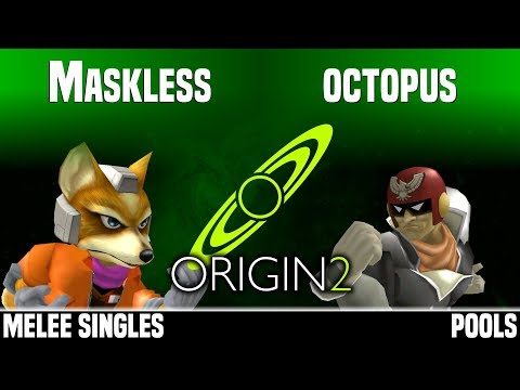 Origin 2 - Maskless (Fox) vs octopus (Captain Falcon) - MELEE SINGLES - POOLS