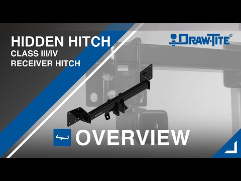 Overview: HIDDEN HITCH® Series by Draw•Tite® | The Hitch Only When You Need It!