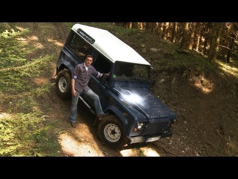 Extrem-Test am Steilhang - Land Rover Defender 90