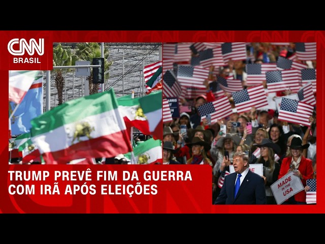 Trump prevê fim da guerra com Irã após eleições de Meio de Mandato | CNN NOVO DIA