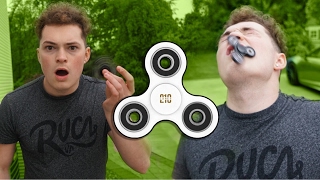1000 MPH FIDGET SPINNER VS FACE! (HORRIBLE ENDING)