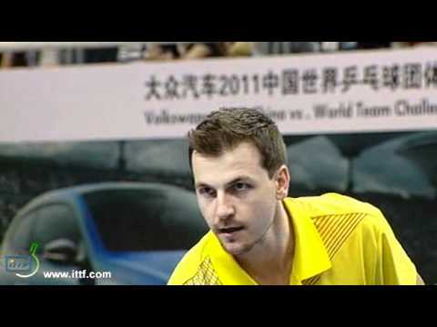 XU Xin CHN vs Timo Ball GER. CHINA vs WORLD TEAM 2011