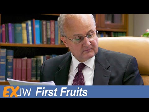 Anthony Morris First Fruits [EXJW]