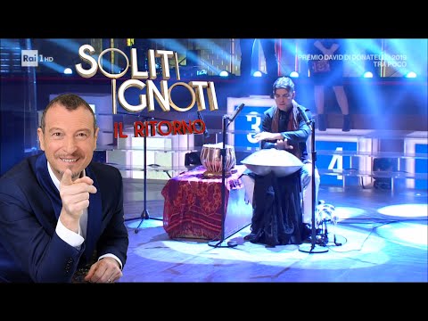 HANDPAN su Rai1 ai SOLITI IGNOTI con Loris Lombardo e Amadeus (Lombardo HANDPAN)