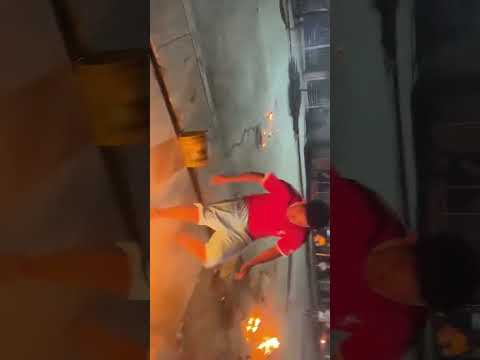 Bola de fuego En el peñón Bolivar