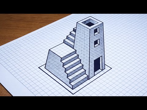 Unbelievable 3D Illusions on Graph Paper | You Won't Believe Your Eyes! 3d illusion drawing easy