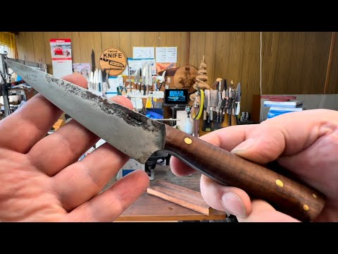 Custom High Carbon DBK Knife Easily Sharpened #tormek #T8