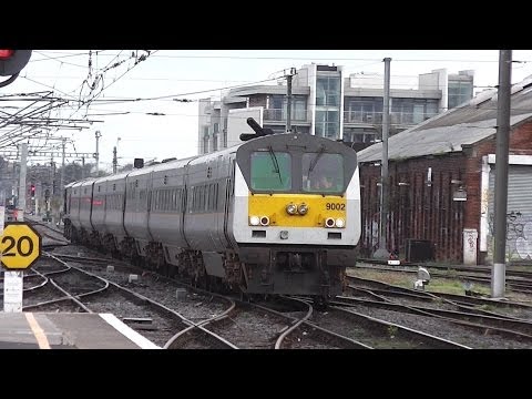 IE 201 Class Locomotive (231) + Enterprise Train (9002) - Connolly, Dublin