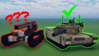 How To Make A Working Minecraft Tank (2025)